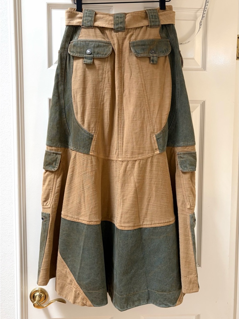 We The Free Win Me Over Cargo Skirt in Dried Cumin Combo - Picture 6 of 8